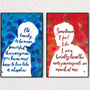 Merlin & Arthur Watercolor 11x17&quot; Prints