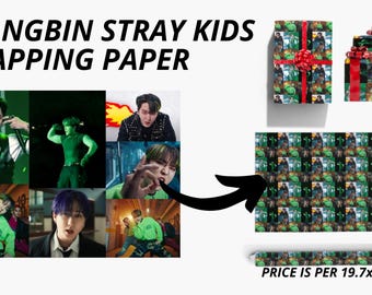 CHANGBIN Pre-order inpakpapier verdwaalde kinderen | Kpop-cadeauverpakking | Los vel | Verdwaalde kindermerchandise