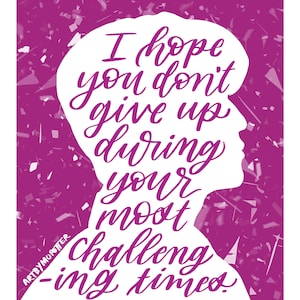 Changbin &quot;Don&#39;t give up&quot; Stray Kids Quote [PRINT]