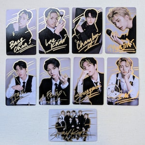 Streunende Kinder Anzüge Holographische Kundenspezifische Gekritzel-Lomo-Foto-Karten | Handbemalte K-Pop SKZ Trading Items LIMITED EDITION [Set 2