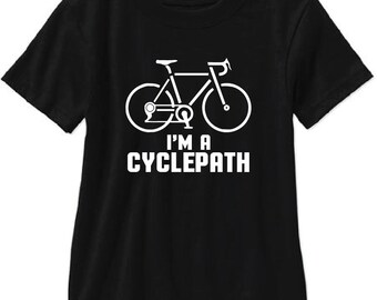 I'm A Cyclepath Adult T Shirt - Free Shipping!