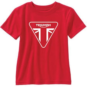 Triumph Motorcycle Logo Short Sleeve T Shirt Gildan Tee - Free Shipping!