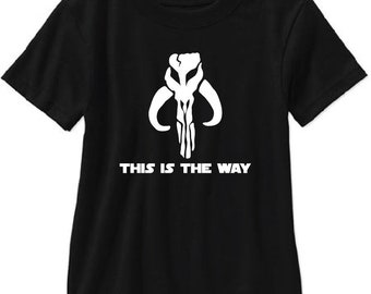 This Is The Way - The Mandalorian - Star Wars T Shirt - Free Shipping!!!