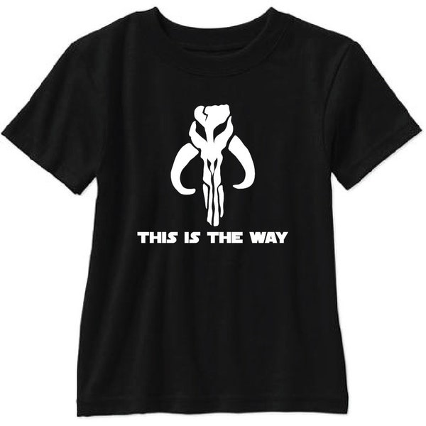 This Is The Way - The Mandalorian - Star Wars T Shirt - Free Shipping!!!