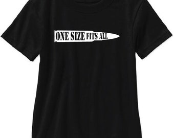 One Size Fits All Short Sleeve T Shirt Gildan Tee - Free Shipping!