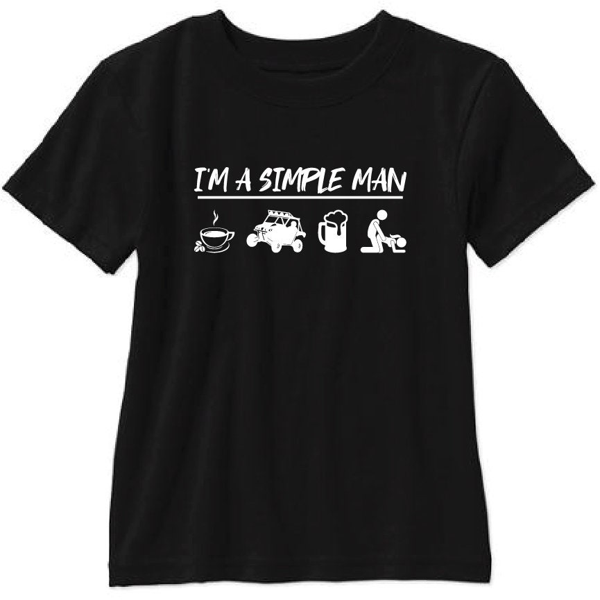 I'm A Simple Man Short Sleeve T Shirt Gildan Tee Free - Etsy