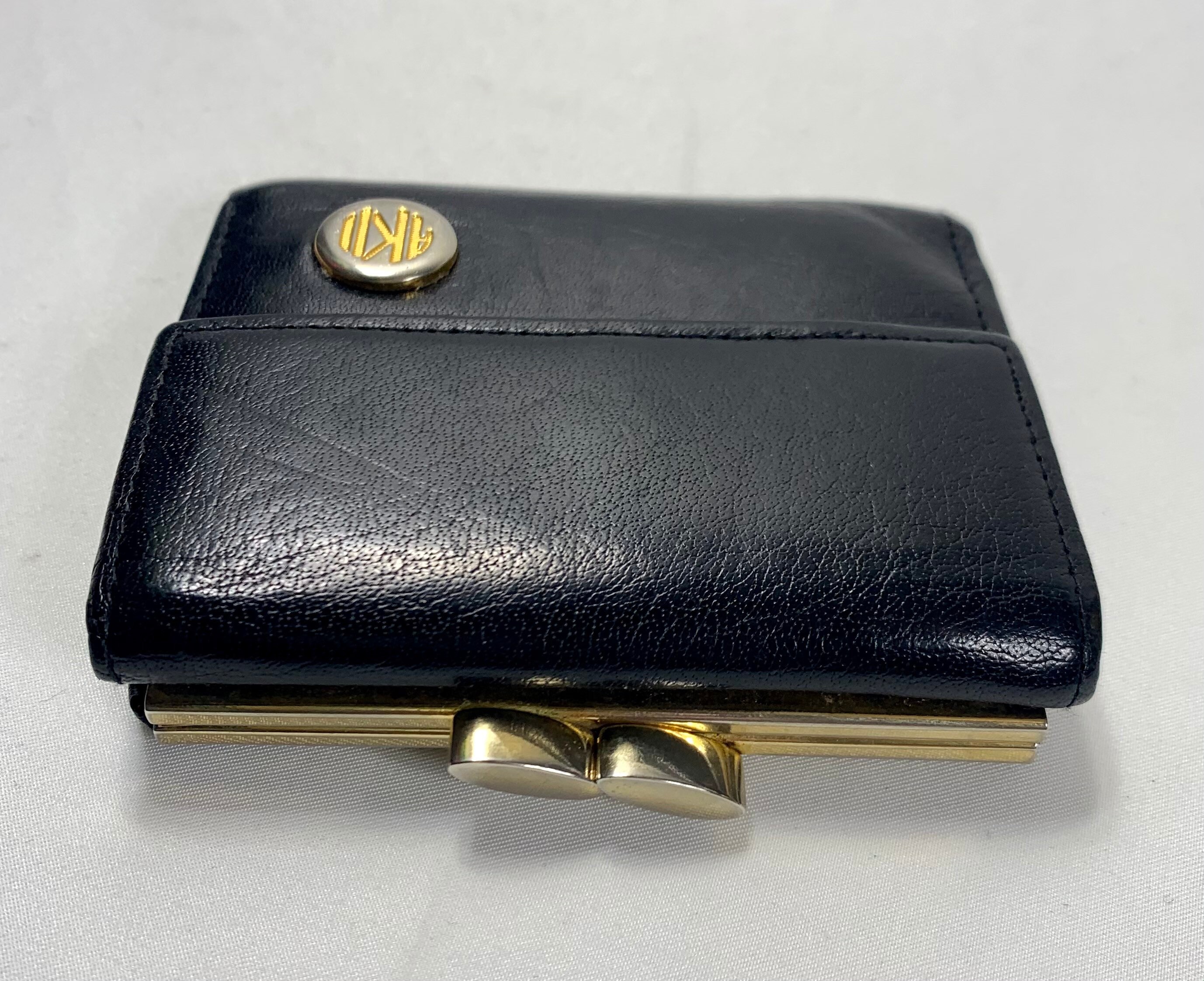 Anne Klein ll wallet Vintage leather wallet Folding wallet | Etsy