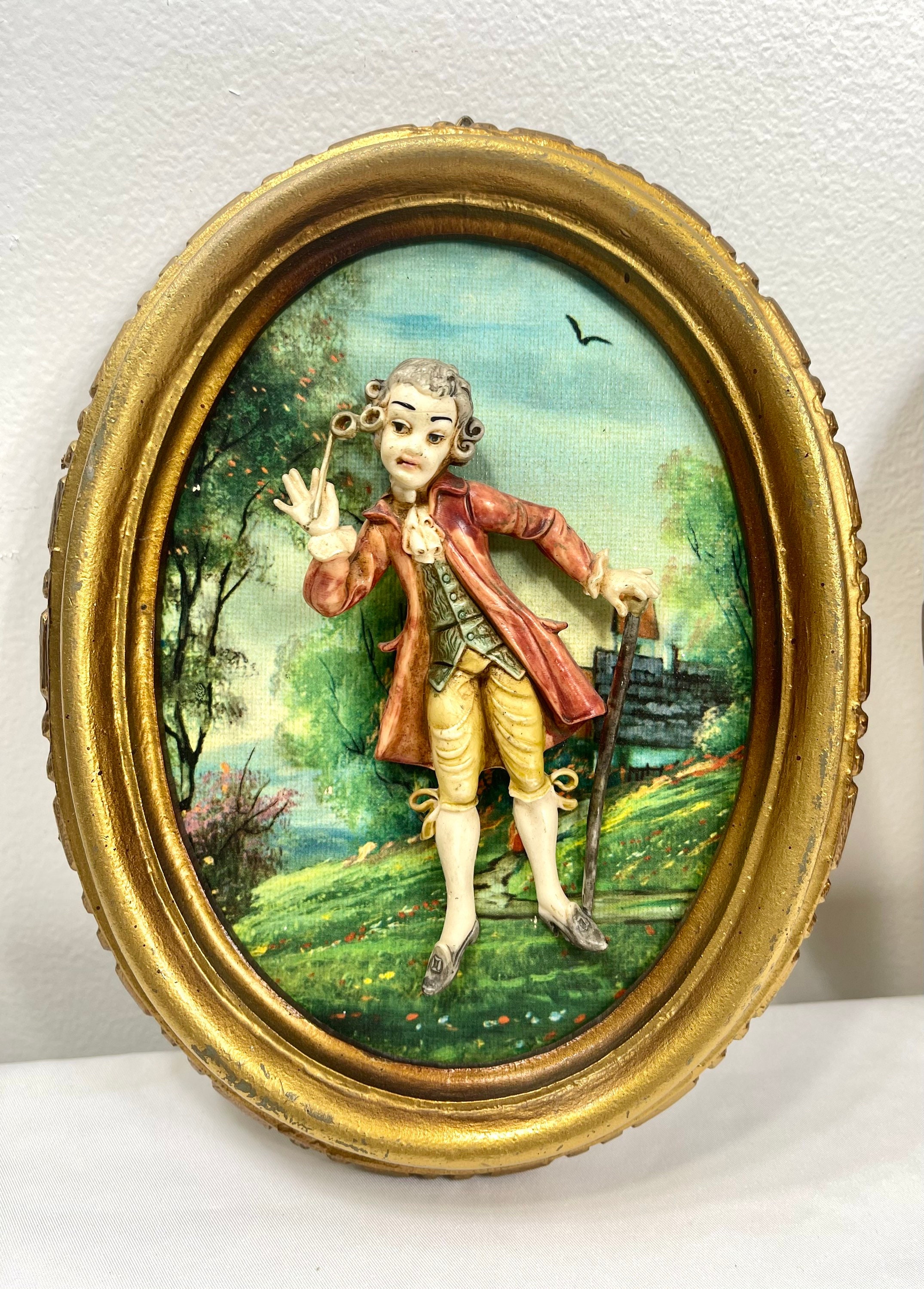 Vintage 3D Frame Art Empire 3D Wall Decor Vintage Wall Art Etsy