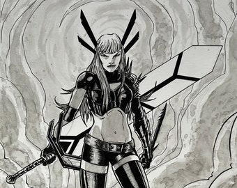 Original Art - Magik - Marvel by Silver Ferris