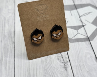 Custom Superhero Earrings Comics Inspired