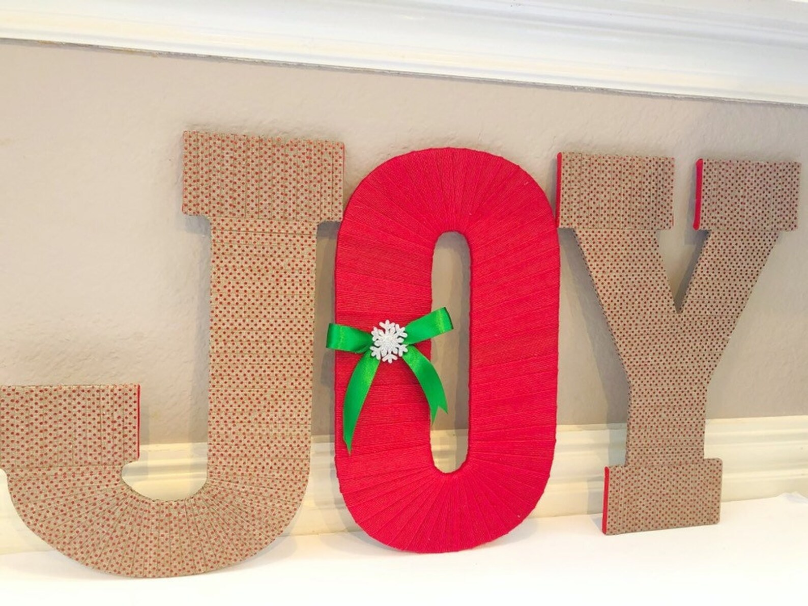 Large Joy Letters Joy Letters Joy Decoration Holiday Etsy