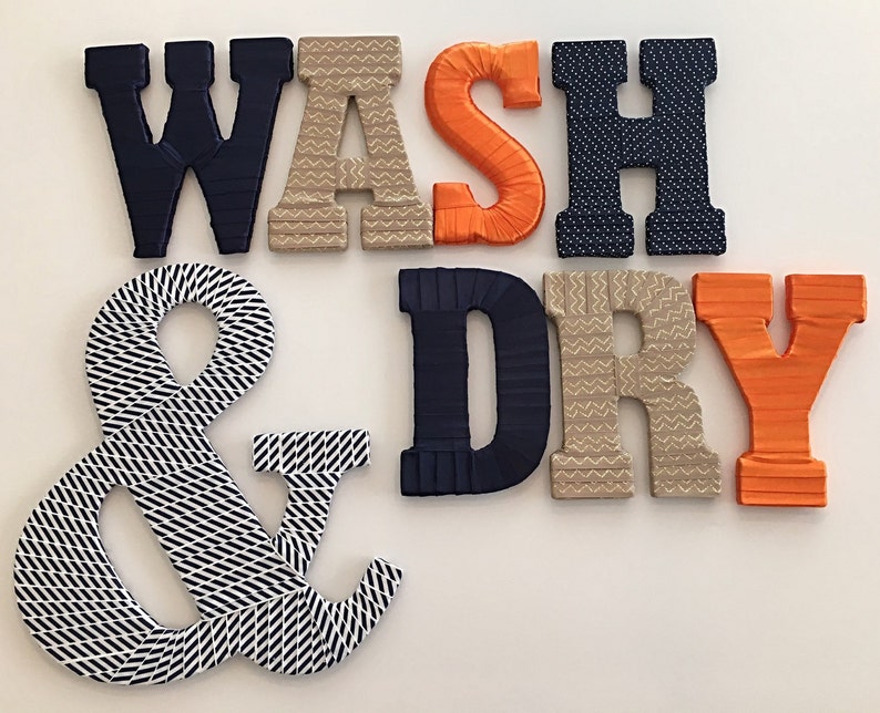 Wall Letters Laundry Room Decor Laundry Room Home Decor | Etsy