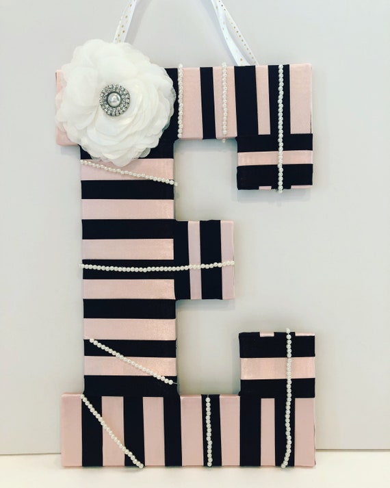 Paris Bedroom Decor Girls Wall Decor Personalized Gift Gift For Newborn Girl Decorations For Nursery Paris Theme Decorative Letters