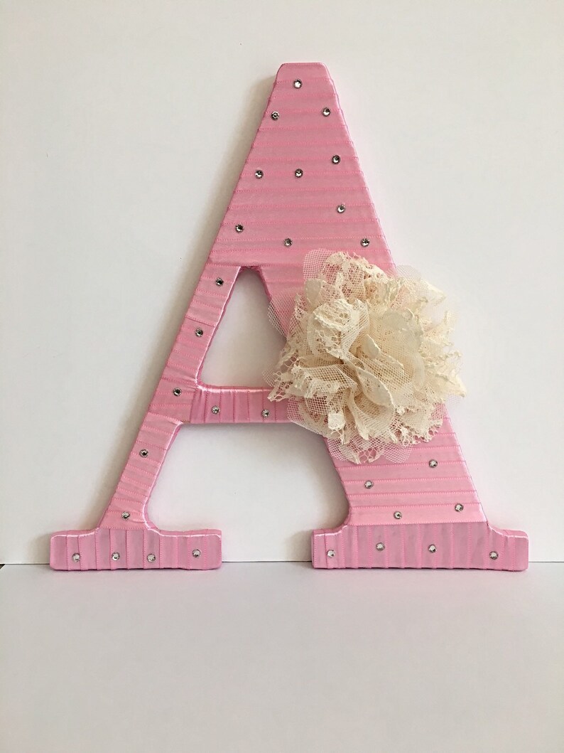 Pink Decor Nursery Letters Pink Nursery Decor Pink Nursery Etsy