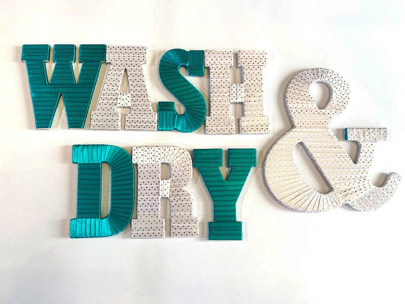 Wall Letters Laundry Room Decor Laundry Room Home Decor | Etsy
