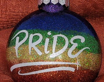 Gay Pride Holiday Ornament