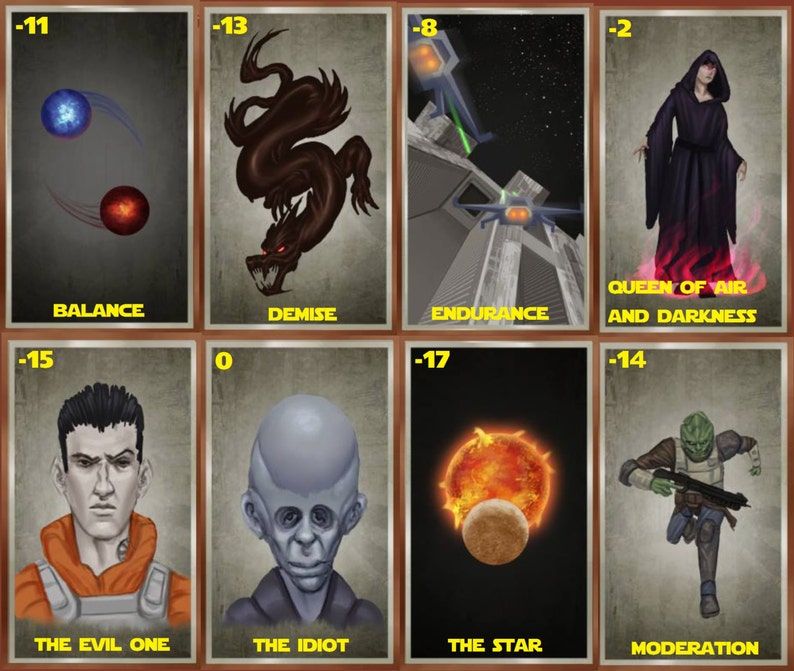 Star Wars Sabacc Card Game | Etsy