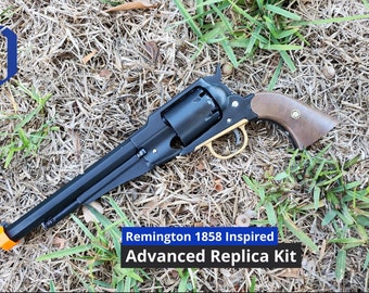 UPDATED!!!  Remington 1858 Inspired Advanced KIT - RD2, Cosplay, Stage, Western