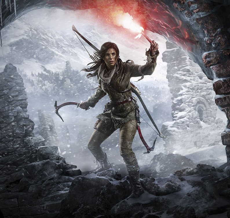 Tomb Raider Lara Croft Replica Ice Axe Kit cosplay Etsy