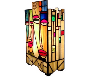 Glasmalerei-modernes Design-abstrakte Lampe