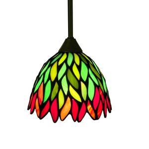 Abat-jour de remplacement pour lampes à suspension Art nouveau en vitrail « Dream »