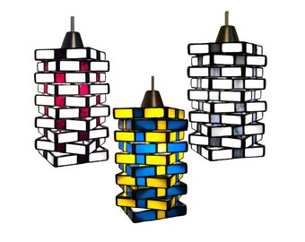 Lámparas colgantes de vidrieras Pantallas de lámparas de repuesto