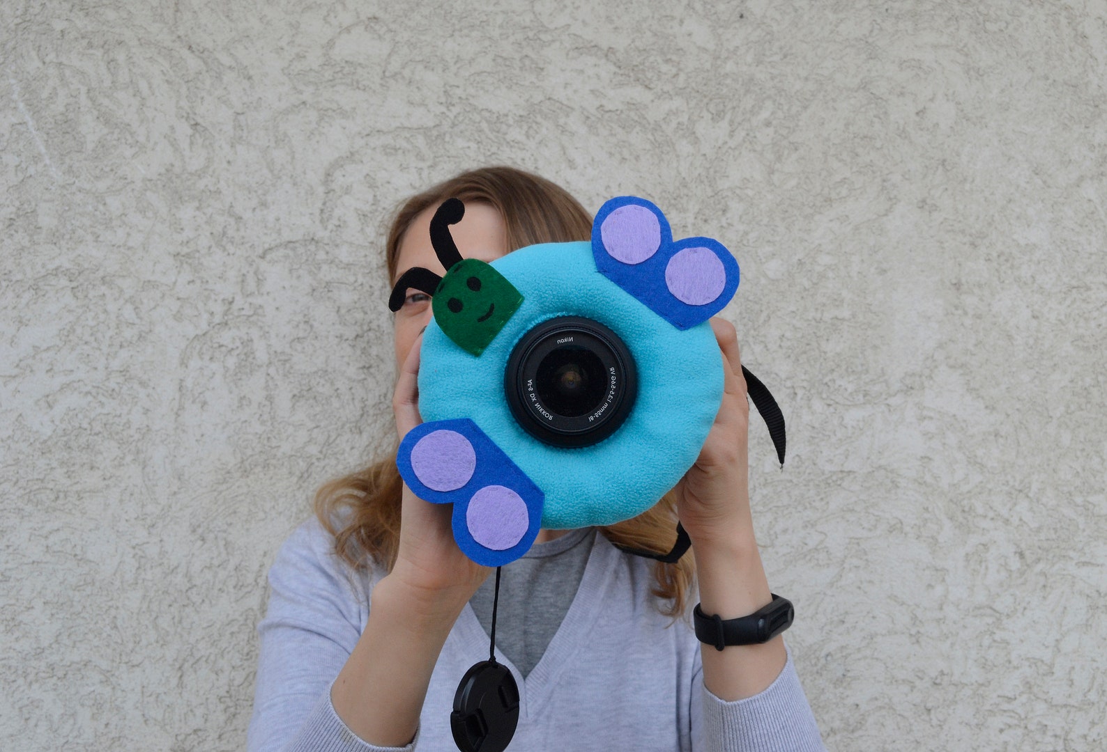 Butterfly camera lens buddy. blue camera lens buddy. Lens Etsy