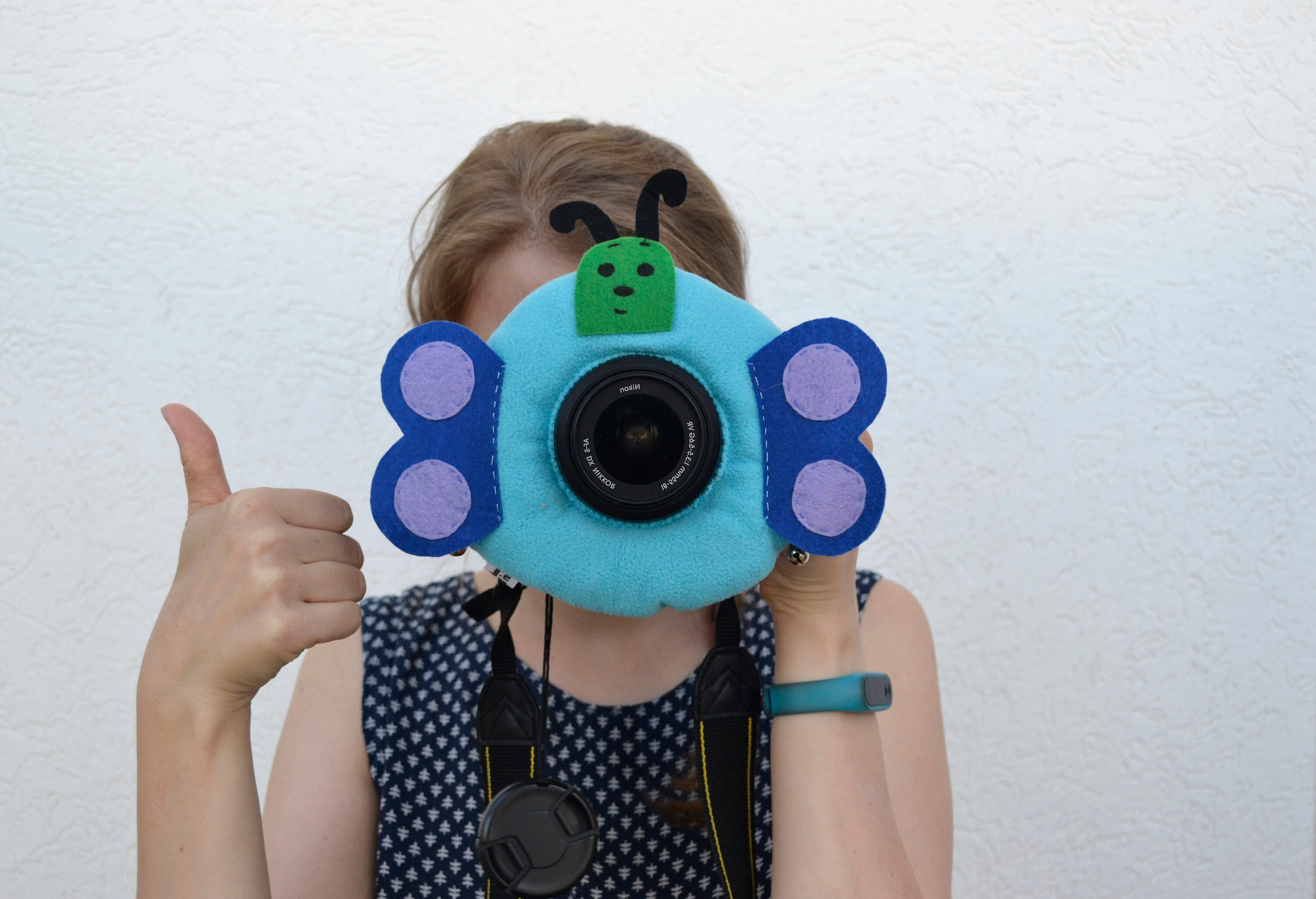Butterfly camera lens buddy. blue camera lens buddy. Lens Etsy