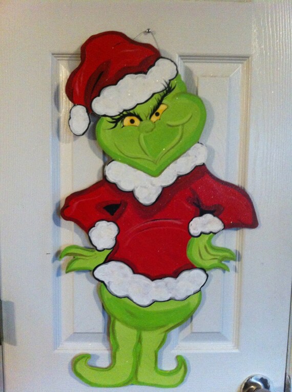 Grinch door hanger Etsy