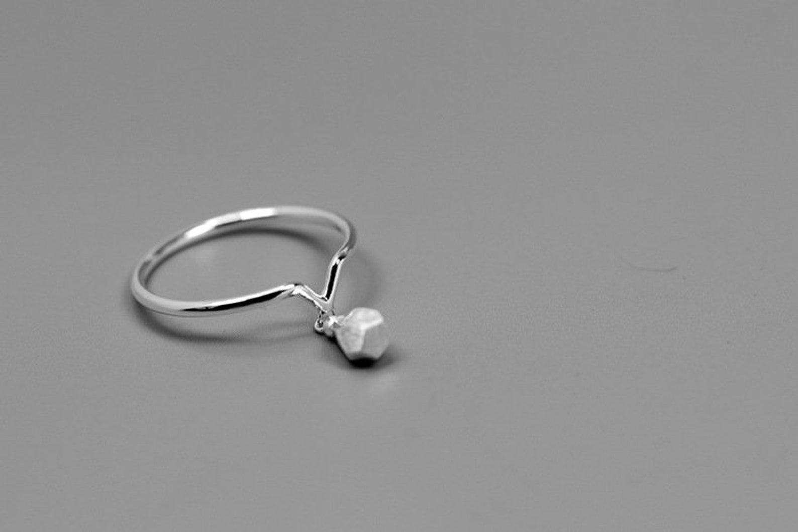 Light Bulb Charm Ringsterling Silver Band Bulb Ringsmall Etsy