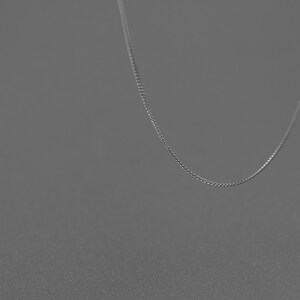 Delicata collana a cavo rotondo con catena in argento sterling, collana a catena riempita d&#39;oro