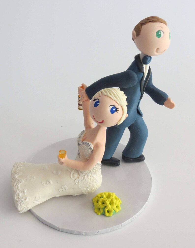 Bride Dragging Groom Cake Topper Wedding Cake Topper Etsy Australia