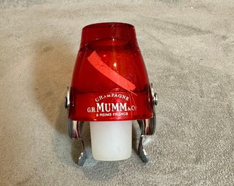 Champagne Mumm Plastic and Metal Stopper Vintage for Opened Bottle
