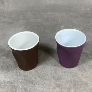 Crinkled Ceramic Cup, Concavity Cup, Incurvation Cup, Plastic Cup