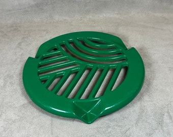 Vintage Trivet in Cast Iron green Art Déco Made in France 1960’s