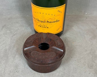 VERY RARE Veuve Clicquot Vintage bakelite ashtray Made in France 1950s