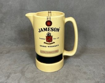 Cruche publicitaire en céramique Jameson Irish Wiskey vintage