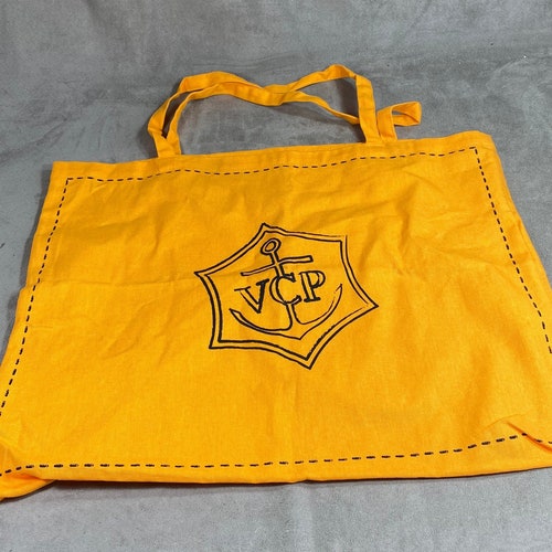 Veuve Clicquot Tote bag orange champagne Veuve Clicquot offers vintage cotton Made in france