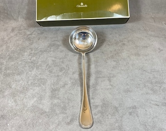 RARE Christofle Silver Metal Ladle Perles Series Made in France