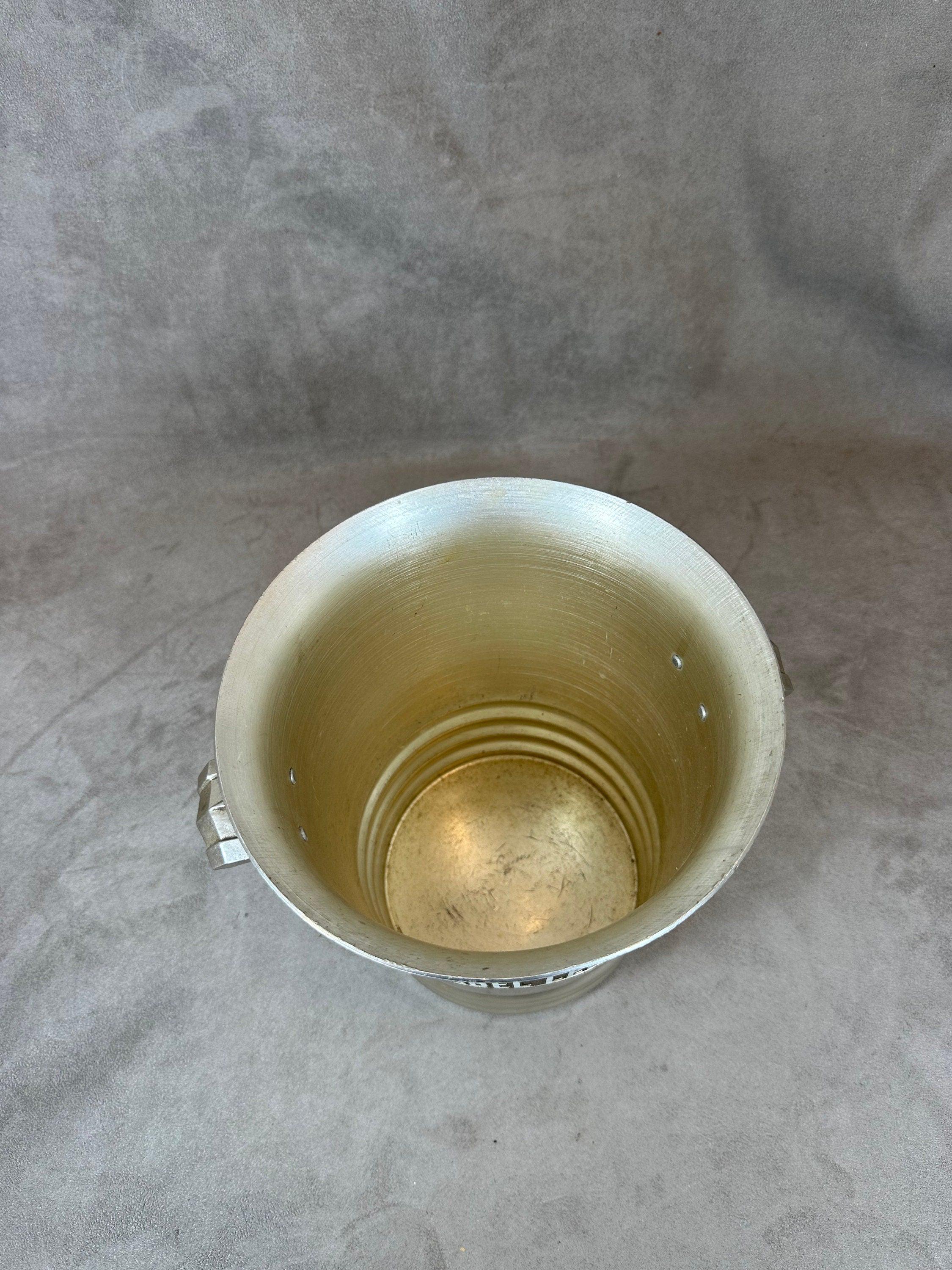 Ancien Seau à Champagne / Glaçons Abel Lepitre – Étain – Années 1920-1949