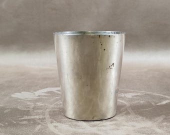 金属製品 まとめて 14点 シルバーカラー 錫製 銀製 ステンレス 銀メッキ クリストフル社製、銀メッキメタル製ハルフェン洗礼カップ。銀細工師の