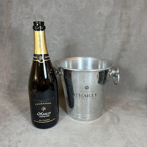 Aluminium champagne bucket Mailly Champagne vintage made in france 1970’s