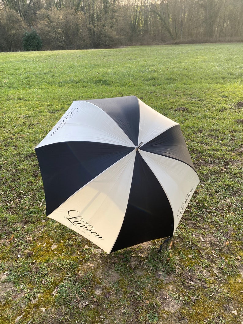 RARE Vintage Lanson Polyester Umbrella Made in France
