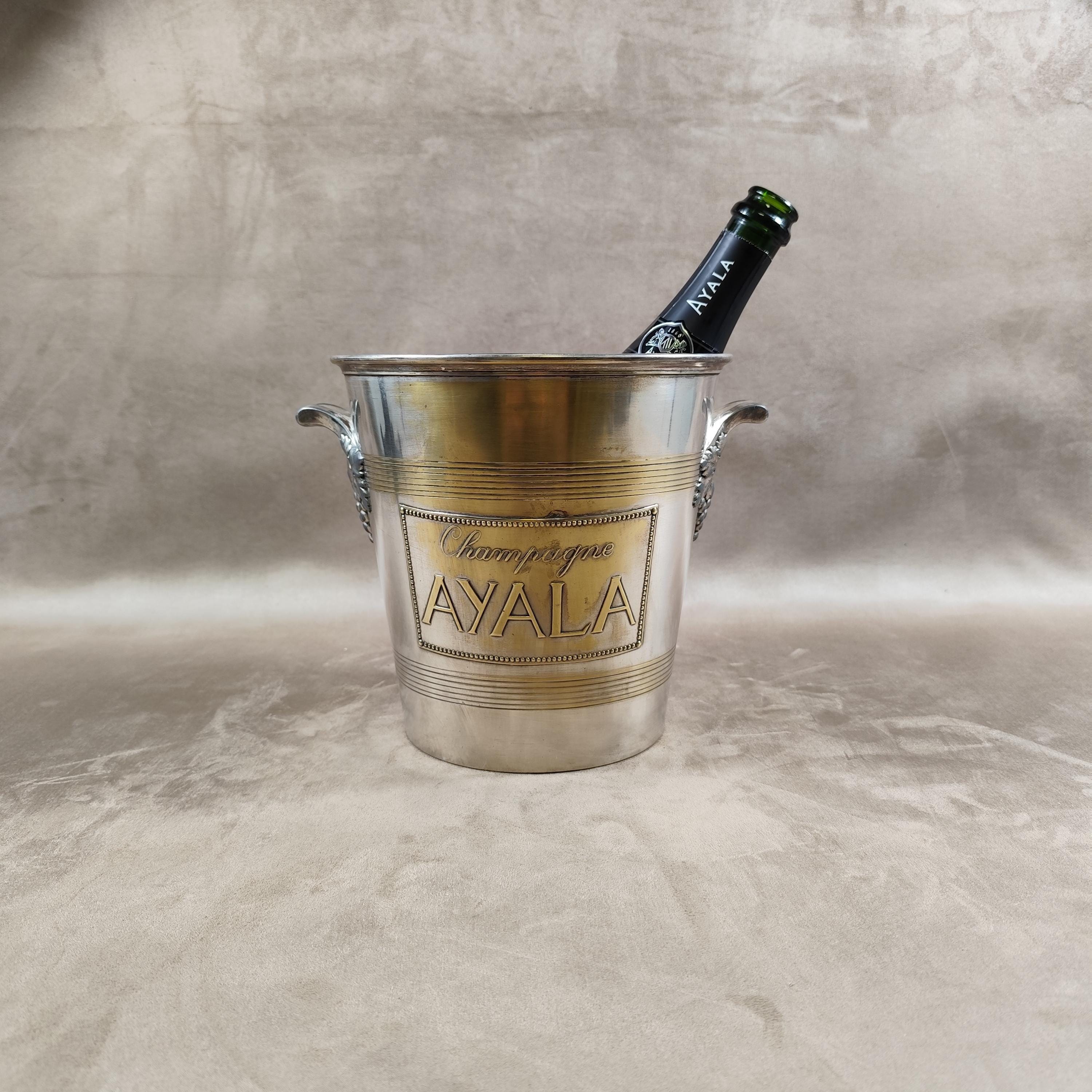 ANCIEN SEAU CHAMPAGNE Ayala Château D’AY aluminium | Vintage champagne