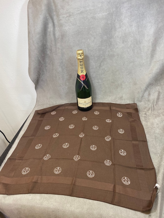RARE Moet et Chandon champagne vintage silk pouch 