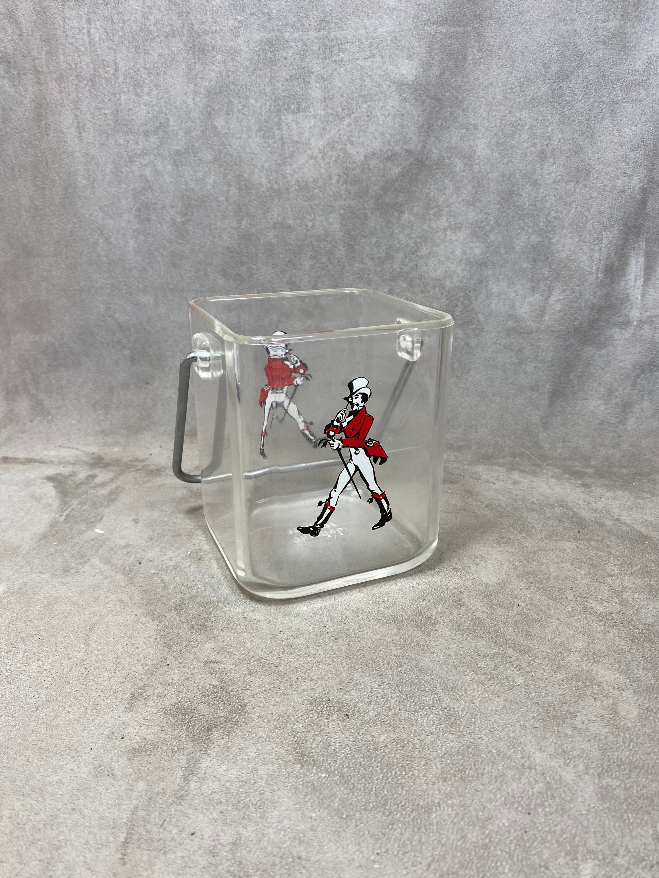 Seau à Glace en Plastique Whisky Johnnie Walker Vintage Made in France