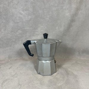 Italian coffee maker A.Bialetti Crusinallo vintage aluminum Made in Italy