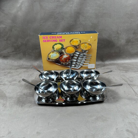 12 COUPES À glace en Inox 18/10e de GD Made in France EUR 9,00 - FR