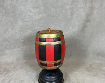 Vintage-Zigarettenspender im Stil eines Ford und Rolls-Royce, aus Messing und Leder, um 1950