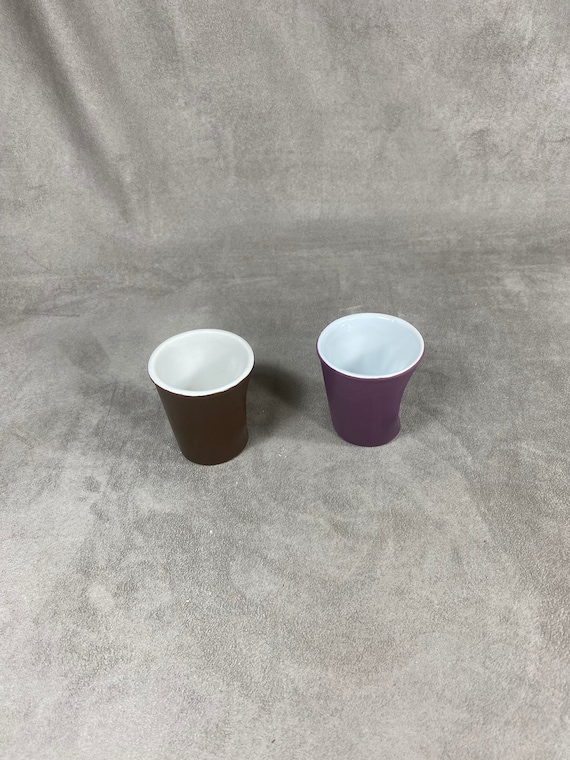 Lot de 2 tasses 8cl en céramique recyclé - No.W - Revol par Revol  Porcelaine 